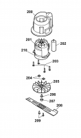 Ersatzteile WOLF-Garten Elektro Rasenmäher ohne Antrieb B plus 34 E Typ: 4904085 Serie B  (2008) Messer, Messeraufnahme, Motor 