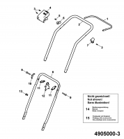 Ersatzteile WOLF-Garten Elektro Rasenmäher ohne Antrieb 2.32 E-1 Typ: 4905000 Serie A  (2006) Holm 