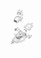Ersatzteile WOLF-Garten Elektro Rasenmäher ohne Antrieb 2.32 E-1 Typ: 4905003 Serie F  (2009) Mähwerksgehäuse 