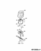 Ersatzteile WOLF-Garten Elektro Rasenmäher ohne Antrieb Compact plus 32 E Typ: 4913000 Serie D  (2009) Messer, Messeraufnahme, Motor 