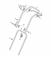 Ersatzteile WOLF-Garten Elektro Rasenmäher ohne Antrieb 2.37 EK Typ: 4917004 Serie A  (2006) Holm 