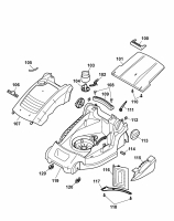 Ersatzteile WOLF-Garten Elektro Rasenmäher ohne Antrieb Power Edition 37 E Typ: 4927000 Serie B  (2007) Mähwerksgehäuse 