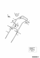 Ersatzteile WOLF-Garten Hybrid Rasenmäher Hybrid Power 40 Typ: 4949000 Serie C  (2009) Holm 