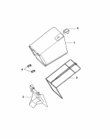 Ersatzteile WOLF-Garten Elektro Rasenmäher ohne Antrieb 6.40 E Typ: 4950000 Serie E, F  (2007) Grasfangsack 