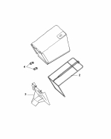 Ersatzteile WOLF-Garten Elektro Rasenmäher ohne Antrieb 2.40 XC Typ: 4961786 Serie B  (2007) Grasfangsack 