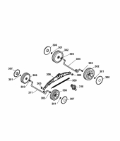 Ersatzteile WOLF-Garten Elektro Rasenmäher ohne Antrieb 2.40 E-1 Typ: 4968000 Serie B  (2008) Höhenverstellung, Räder 