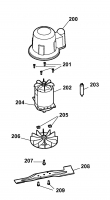 Ersatzteile WOLF-Garten Elektro Rasenmäher ohne Antrieb 2.40 EK Typ: 4968086 Serie A  (2008) Messer, Messeraufnahme, Motor 