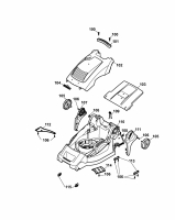 Ersatzteile WOLF-Garten Elektro Rasenmäher ohne Antrieb 6.40 E Typ: 4969000 Serie A  (2007) Mähwerksgehäuse 