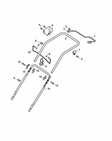 Ersatzteile WOLF-Garten Elektro Rasenmäher ohne Antrieb 6.40 E Typ: 4969000 Serie A  (2007) Holm 