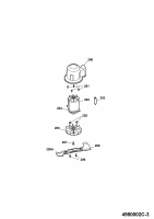 Ersatzteile WOLF-Garten Elektro Rasenmäher ohne Antrieb Power Edition 40 E-1 Typ: 4980002 Serie C  (2009) Messer, Messeraufnahme, Motor 