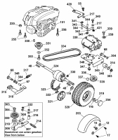 Ersatzteile WOLF-Garten Scooter SV 4 Typ: 6155000 Serie E  (2008) Differential, Fahrantrieb, Motor 