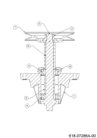 Cub Cadet Ersatzteile Rasentraktoren XT2 PR95 13AGA1TB603 (2024) Messerspindel 618-07286A