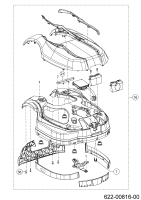Cub Cadet Ersatzteile Mähroboter XR5 1000 22AKFEFA603 (2021) Karosserie, Verkleidung