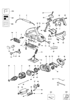 DEWALT Ersatzteile HOBELMASCHINE DW675K Typ: 1 XJ