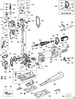 DEWALT Ersatzteile STICHSÄGE DW323 Typ: 1 DE