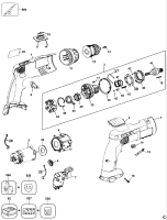 DEWALT Ersatzteile AKKU-BOHRMASCHINE DW998 Typ: 3 DE