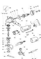 DEWALT Ersatzteile KLEINER WINKELSCHLEIFER DW822 Typ: 1 QS