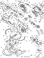 DEWALT Ersatzteile GEHRUNGSSÄGE DW705 Typ: 2-3 QS