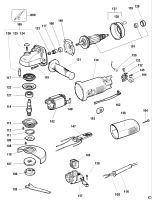 DEWALT Ersatzteile WINKELSCHLEIFER SM125E Typ: 3 QS
