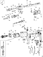 DEWALT Ersatzteile DREHHAMMER DW561 Typ: 3 XJ