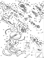 DEWALT Ersatzteile GEHRUNGSSÄGE DW705 Typ: 4 XW