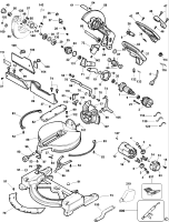 DEWALT Ersatzteile GEHRUNGSSÄGE DW705 Typ: 5 XJ