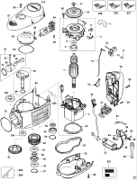 DEWALT Ersatzteile MEISSELHAMMER D25941K Typ: 2 XJ
