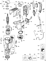DEWALT Ersatzteile DREHHAMMER D25551K Typ: 2 XJ