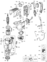 DEWALT Ersatzteile DREHHAMMER D25650K Typ: 2 XJ
