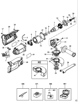 DEWALT Ersatzteile KLEINER WINKELSCHLEIFER DC410 Typ: 1 QW