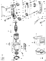 DEWALT Ersatzteile MEISSELHAMMER D25840K Typ: 1 QS