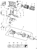 DEWALT Ersatzteile AKKU-BOHRMASCHINE DW984K Typ: 1 XJ