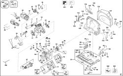 DEWALT Ersatzteile AKKU TAUCHKREISSÄGE DC351KL Typ: 1 - EU QW