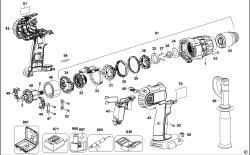 DEWALT Ersatzteile BOHRHAMMER DCD950 Typ: 1 XJ