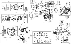 DEWALT Ersatzteile DREHHAMMER D25114K Typ: 2 QS