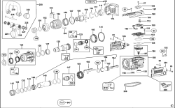 DEWALT Ersatzteile DREHHAMMER D25851K Typ: 1 XJ