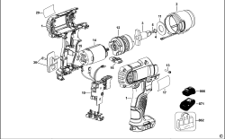 DEWALT Ersatzteile SCHLAGSCHRAUBENSCHL. DCF813 Typ: 1 - AS XJ