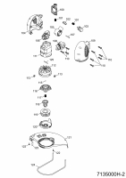 Ersatzteile WOLF-Garten Elektro Rasentrimmer GT 845 Typ: 7135000  (2012) Elektromotor, Fadenspule bis 15.01.2012 