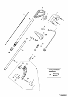Ersatzteile WOLF-Garten Elektro Rasentrimmer GT 850 Typ: 7136000 Serie B  (2006) Holm 