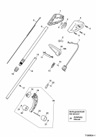Ersatzteile WOLF-Garten Elektro Rasentrimmer GT 850 Typ: 7136002 Serie E  (2007) Holm 
