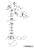 Ersatzteile WOLF-Garten Elektro Rasentrimmer GT 850 Typ: 7136002 Serie G  (2009) Elektromotor, Fadenspule 