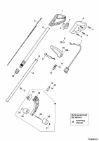 Ersatzteile WOLF-Garten Elektro Rasentrimmer GT 850 Typ: 7136003 Serie D  (2007) Holm 