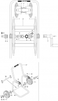 GARDENA Ersatzteile Schlauchwagen 100 m 2630