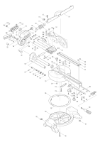 Makita Ersatzteile Akku-Kapp- und Gehrungssäge DLS713