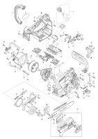 Makita Ersatzteile Akku-Kettensäge DUC256
