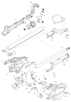Makita Ersatzteile Akku-Langhalsschleifer DSL801