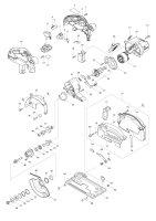Makita Ersatzteile Akku-Metallhandkreissäge DCS553