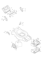 Makita Ersatzteile Akku-Rasenmäher DLM465