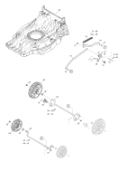 Makita Ersatzteile Akku-Rasenmäher DLM480