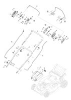 Makita Ersatzteile Akku-Rasenmäher DLM481